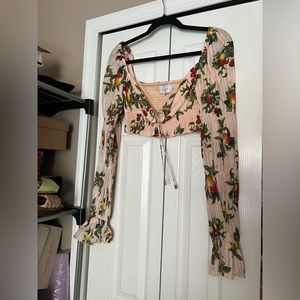 Significant other flower top worn once! In perfect condition